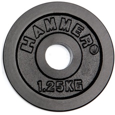 HAMMER Hanteln und Gewichte Hantelscheibe 30 mm 1,25 kg