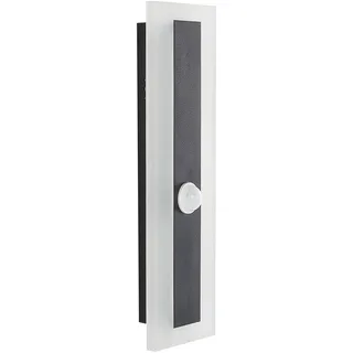 Beliani LED Außenwandleuchte SAVANE mit Bewegungsmelder Schwarz