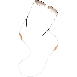 LASCANA »Zartes Brillenband mit Federornament« Perfekt zu Brille oder Sonnenbrille oder als Maskenkette,
