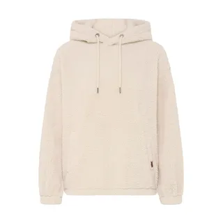 Kapuzenpullover OXMO "Kapuzenpullover OXBerina", Damen, Gr. XS, beige (oatmeal), Obermaterial: 100% Polyester PES., Pullover Kapuzenpullover