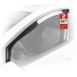 Walser Premium Auto Windabweiser für Skoda Yeti (5L) 05/2009-12/2017, Passform Regenabweiser Set für Fahrer- und Beifahrerseite, Auto Windabweiser 2 STK.