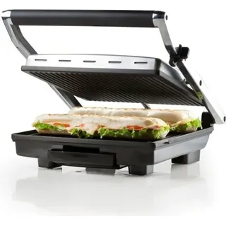 Elektro Multifunktionsgrill, Große Teflonplatten, Schwebender Deckel, Einstellbarer Thermostat, 2000W