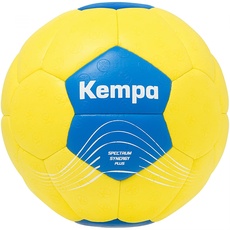 Bild Spectrum Synergy Plus Handball Spiel- und Trainingsball mit einzigartiger 30-Panel-Konstruktion - für jede Altersklasse geeignet - Farbe: sweden gelb/sweden blau