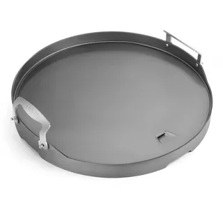 Onlyfire Plancha Grillplatte mit Abnehmbarer Griff, BBQ Grillplatten für Large Big Green Egg, Kamado Joe Classic und Andere ähnliche Keramikgrill, Ø 47cm Grill Plancha
