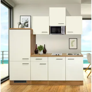 Flex-Well Küchenzeile Vintea 210 cm weiß