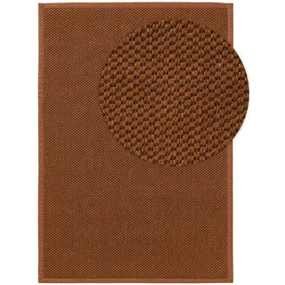 benuta Pure Sisalteppich Hellbraun, Textil, Beton Optik, Rechteckig, 80x150 cm Gots, für Fußbodenheizung geeignet, Teppiche - Böden, Teppiche