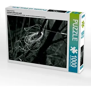 CALVENDO Puzzle EIN Motiv aus dem Kalender einfach schwarz-weiß 1000 Teile Puzzle quer | Lege-Größe cm Foto-Puzzle für glückliche Stunden