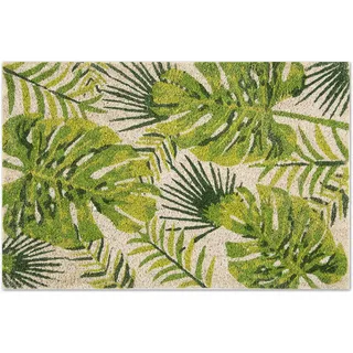Excelsa Foliage Fußmatte, Kokosfaser, Grün, 40 x 60 cm