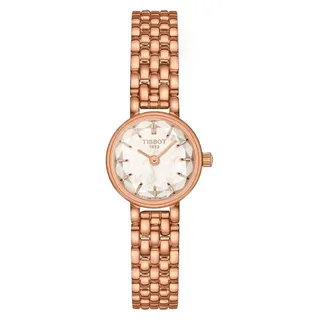 Tissot Damen Armbanduhr Lovely Roségoldfarbenes Edelstahlgehäuse 19 mm Quarz