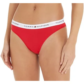 Tommy Hilfiger Damen Slip Bikini Form Unterwäsche, Rot (Primary Red), L