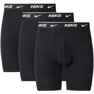 Nike Boxershorts unifarben S 3er Pack schwarz