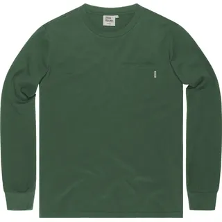 Vintage Industries Grant, T-Shirt langarm - Dunkelgrün - L