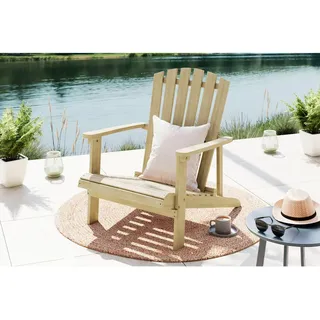 Ambia Garden Garten-Relaxsessel , Akaziefarben , Holz , Akazie , vollmassiv , 67x74x85 cm , inklusive Armlehnen , Gartenmöbel, Balkonmöbel, Balkonliegen