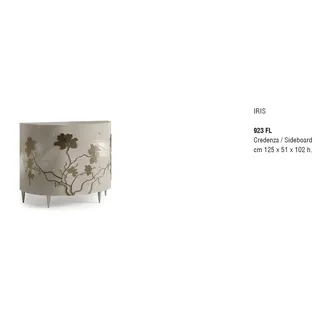 Möbel Kommoden Echtholz Schränke Neu Anrichte Schrank Massive Kommode Sideboard - Grau