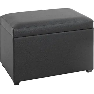 Haku-Möbel HAKU Möbel Sitztruhe 52524 schwarz Kunstleder 58,0 cm