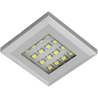 VCM Standvitrine Leuchto 5 x 5 x 1 cm Silber