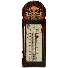 Eisen Thermometer Antik-Stil H 29x10 cm