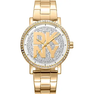 DKNY Soho Logo Quarz Edelstahl 36 mm DK1L035M0215
