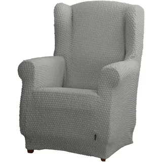 Estoralis | Borneo | Superelastischer Ohrensesselbezug | Maximale Anpassungsfähigkeit | Farbe - C/ 08 Leinen | Bezug für Ohrensessel Größe von 70 bis 110 cm.| Anpassbar an alle Arten von Sesseln