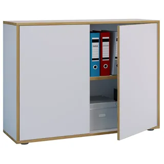 VCM Salia Aktenschrank 30 x 40 x 180, weiß