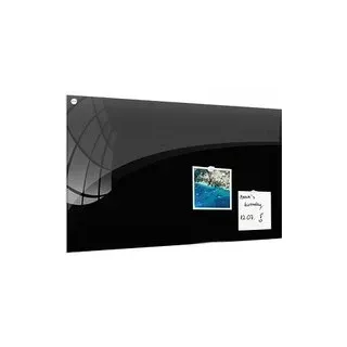 ALLboards Glas-Magnettafel 150,0 x 120,0 cm schwarz