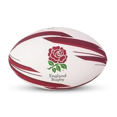 England Rugby Hy-Pro Offiziell lizenzierter Ball, Größe 5, Rot und Weiß, RFU