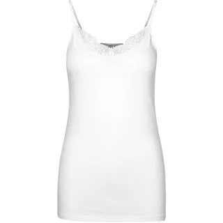 Vero Moda Damen Spaghettiträger Weiß XL