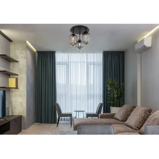 GLOBO Deckenleuchte Blacky 3-flammig Schwarz