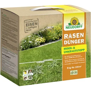 NEUDORFF Rasendünger Moos- & UnkrautStopp 5 kg