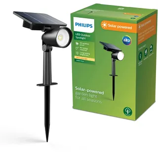 Philips Außenstandleuchte Kunststoff 35,2 cm Solar schwarz