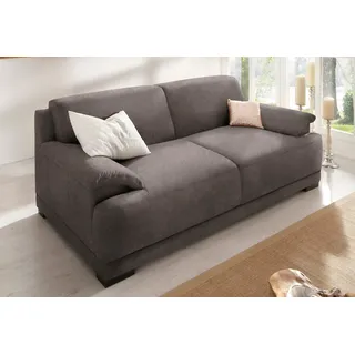 Home Affaire Couch Mikrofaser 3-Sitzer Grau