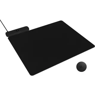 Gaming Mauspad, Logitech G Powerplay 2, Kabelloses Ladesystem, Schwarz, Kompatibel mit Logitech G Mäusen - Bunt
