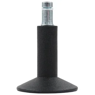 Mid.you Bürostuhlgleiter , Schwarz , Metall, Kunststoff , 6x6.4x6 cm , Büromöbel, Bürostühle, Bürostuhl-Ersatzteile & Bodenschutzmatten