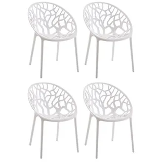 CLP Gartenstuhl Hope Sessel 59 x 59 x 80 cm rot 4 St.