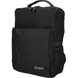 Christian Wippermann kleiner Damen Herren Rucksack City Tasche Bag Bordgepäck Schwarz - Schwarz
