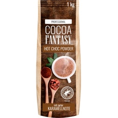 Cocoa Fantasy Hot Choc Powder, 1kg Kakao Pulver für heiße Schokolade,15% Kakaoanteil