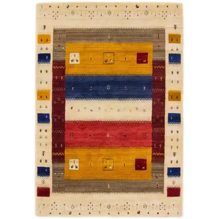 carpetfine Gabbeh Soni Wollteppich 240 x 340 cm Mehrfarbig
