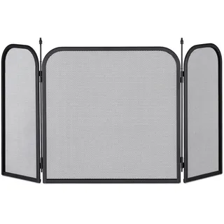 Relaxdays Funkenschutzgitter schwarz
