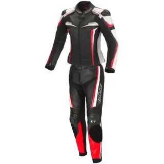 BÜSE Mille 2-tlg. schwarz/weiß/neon-rot 36