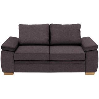 Beldomo Style Schlafsofa , Braun , Textil , Eiche , 196x90x100 cm , Goldenes M , Typenauswahl, Stoffauswahl, Rücken echt , Wohnzimmer, Sofas & Couches, Schlafsofas, Sonstige Schlafsofas