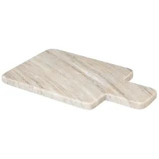 Broste Copenhagen Adam Schneidebrett M aus Marmor in der Farbe Braun, Maße: 30cm x 17cm, 70310626