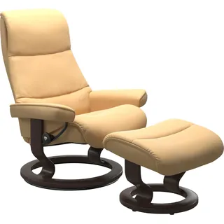 Stressless Relaxsessel View Kaltschaum 82 x 108 x 81 cm Gelb drehbar
