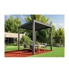 Huun Pergola Mezzo in Anthrazit 300 x 300 cm