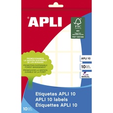 Apli 708129 Pack Etiketten 22x32, 10 Blätter