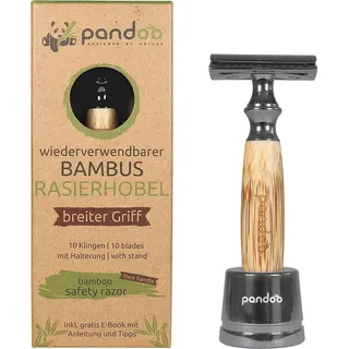 pandoo Rasierhobel | Rasiermesser, Bambus Rasierhobel br.Griff