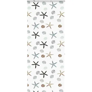 Duschrollo mit Kassette 110x240 cm Stoffbreite 106 cm - Bunt