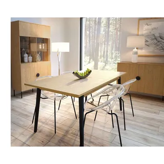 Esstisch HOME AFFAIRE "BELLOT ausziehbarer Küchentisch in zwei Breiten- 160/180cm + 40cm", natur, B:160cm H:75,5cm T:90cm, Tische, Esstisch, pflegeleichter Tisch, Esszimmertisch, FSC-zertifiziert