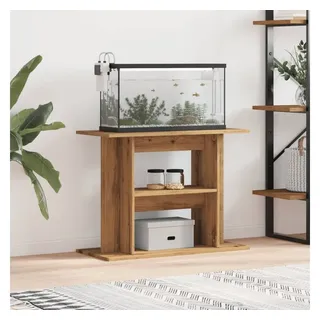 vidaXL Aquariumständer Artisan-Eiche 80x35x60 cm Holzwerkstoff