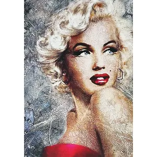 KUSTOM ART Marilyn Monroe Poster Wanddekoration Pop Art Street Art Kunstdruck auf beschichtetem Papier 42 x 30 cm ohne Rahmen