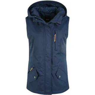Longweste OXMO "Longweste OXBelissa", Damen, Gr. S, blau (insignia b), Obermaterial: 100% Polyester PES., Westen Longweste